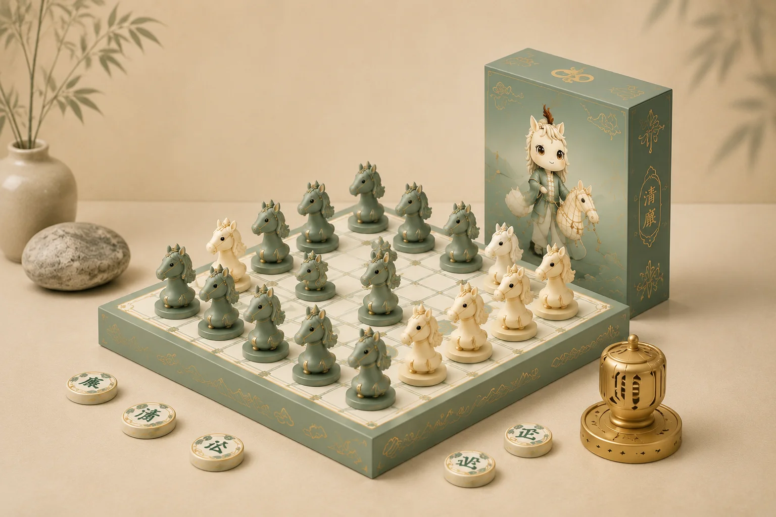 定步马灯棋全景